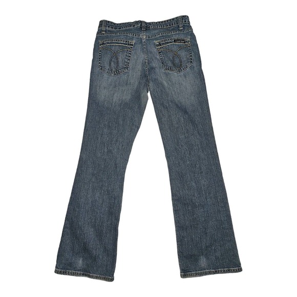 Calvin Klein Jeans 30/10 Women's Blue Bootcut Embroidered Preppy Casual - Picture 7 of 7